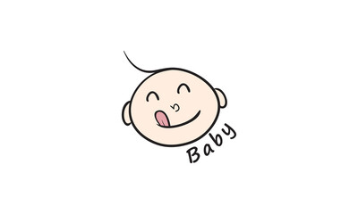 Premium baby, child, cute, logo,icon vector design