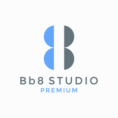BB 8 Studio Logo vector image