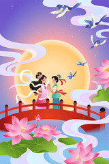 Qixi festival banner