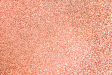 Close up of peach glitter textured background