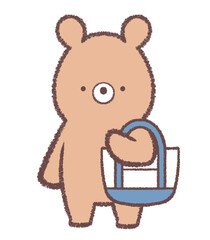くまとエコバッグ