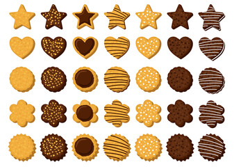 チョコクッキーのセット※Affinity Designer作成