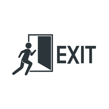Emergency Exit Alarm Will Sound Sign, | eBay