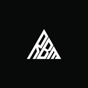 RBM letter logo creative design. RBM unique design
