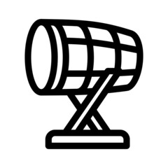 bedug icon or logo isolated sign symbol vector illustration - high quality black style vector icons
