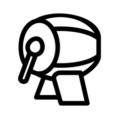 bedug icon or logo isolated sign symbol vector illustration - high quality black style vector icons
