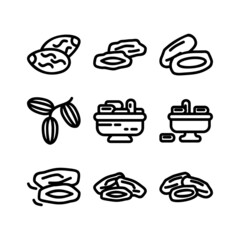 dates icon or logo isolated sign symbol vector illustration - high quality black style vector icons
