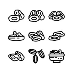 dates icon or logo isolated sign symbol vector illustration - high quality black style vector icons
