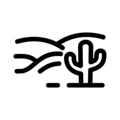 desert icon or logo isolated sign symbol vector illustration - high quality black style vector icons
