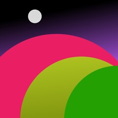 colorful  star circle pattern background  abstract