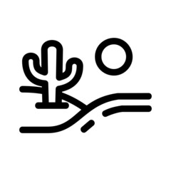 desert icon or logo isolated sign symbol vector illustration - high quality black style vector icons
