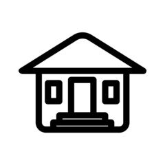 house icon or logo isolated sign symbol vector illustration - high quality black style vector icons
