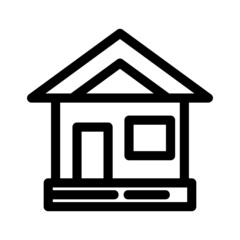 house icon or logo isolated sign symbol vector illustration - high quality black style vector icons
