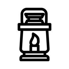 lantern icon or logo isolated sign symbol vector illustration - high quality black style vector icons
