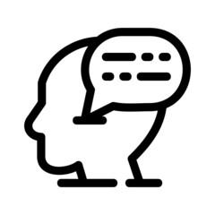 think icon or logo isolated sign symbol vector illustration - high quality black style vector icons
