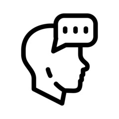 think icon or logo isolated sign symbol vector illustration - high quality black style vector icons
