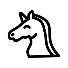 unicorn icon or logo isolated sign symbol vector illustration - high quality black style vector icons
