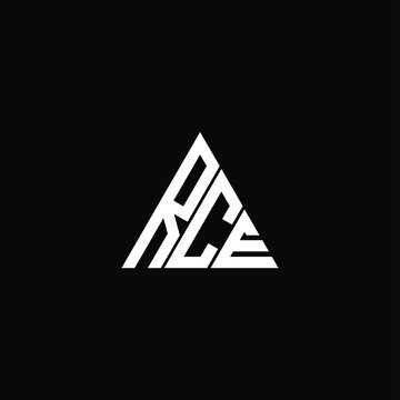 RCE letter logo creative design. RCE unique design
