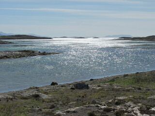 Norwegens steinige Küstenlandschaft