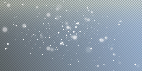 Glowing light effect with many glitter particles isolated on transparent background. Vector star cloud with dust.	