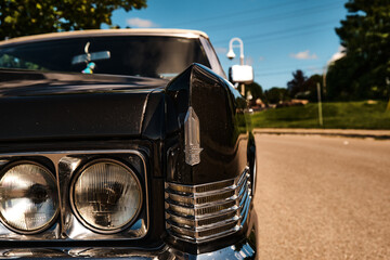 Fototapeta premium beautiful old vehicle from the seventies 70s 