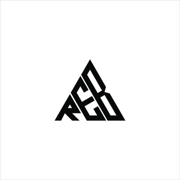 REB letter logo creative design. REB unique design