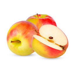 Fresh apple isolated on white background