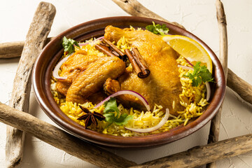 屋台風チキンライス　チキンオーバーライス　chicken rice 