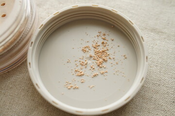 フェイスパウダーとふた