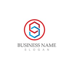 Business corporate S letter logo