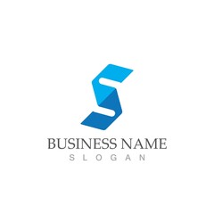 Business corporate S letter logo