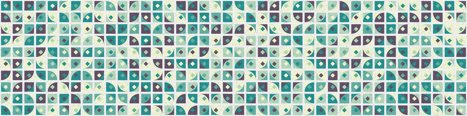 Abstract Geometric Pattern generative computational art illustration