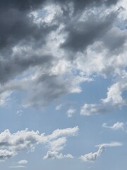 blue sky with clouds