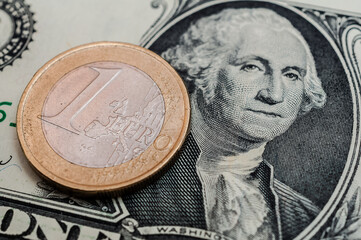 Porträt auf der 1 US Dollar Banknote
