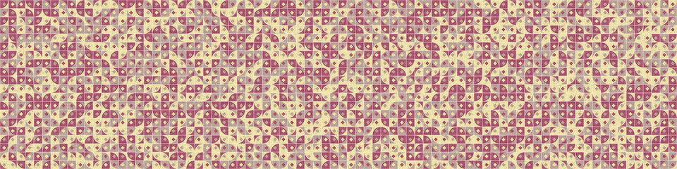 Abstract Geometric Pattern generative computational art illustration