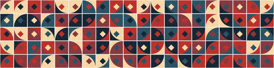 Abstract Geometric Pattern generative computational art illustration