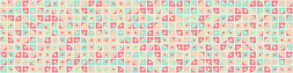 Abstract Geometric Pattern generative computational art illustration