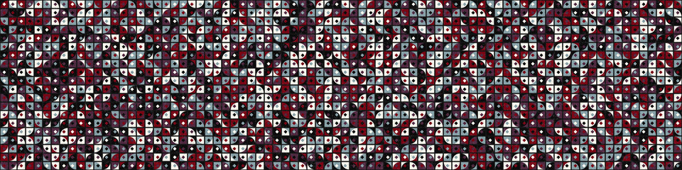 Abstract Geometric Pattern generative computational art illustration © vector_master