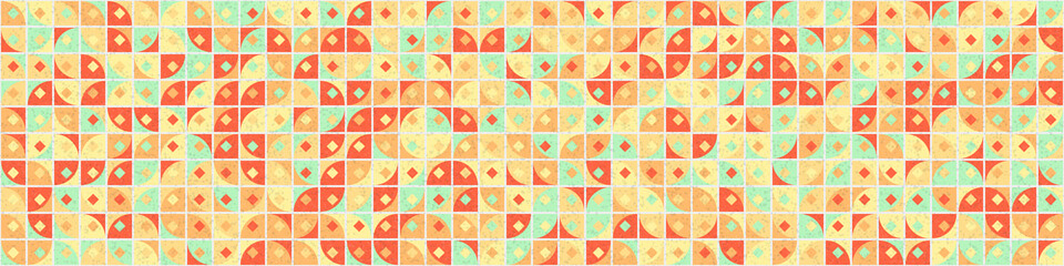 Abstract Geometric Pattern generative computational art illustration