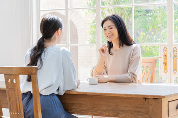 仲良し親子　会話シーン