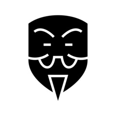 anonymous icon or logo isolated sign symbol vector illustration - high quality black style vector icons
