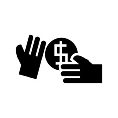 bribery icon or logo isolated sign symbol vector illustration - high quality black style vector icons
