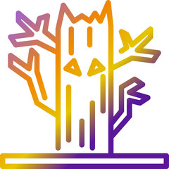 tree gradient icon