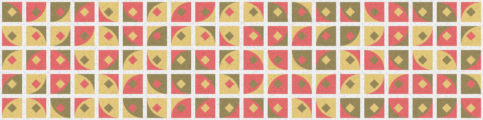 Abstract Geometric Pattern generative computational art illustration