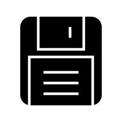 floppy disk icon or logo isolated sign symbol vector illustration - high quality black style vector icons
