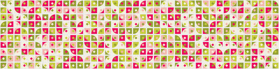 Abstract Geometric Pattern generative computational art illustration