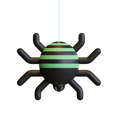 Halloween Bat 3D Rendering Illustration Element