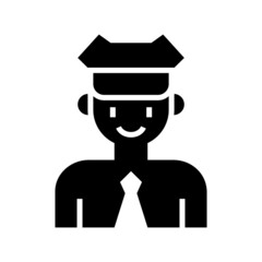 police icon or logo isolated sign symbol vector illustration - high quality black style vector icons
