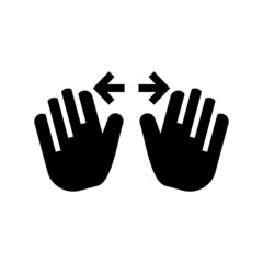 Fototapeta premium spread icon or logo isolated sign symbol vector illustration - high quality black style vector icons 
