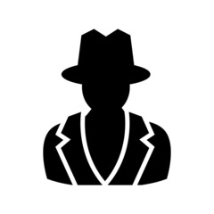 spy icon or logo isolated sign symbol vector illustration - high quality black style vector icons
